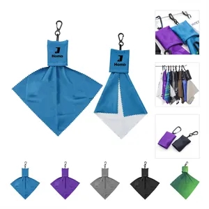 Microfiber Cleaning Cloth With Carabiner