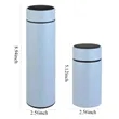 316 Stainless Smart Display Tea Separation Insulated Mug | https://www.bestnamebadges.com