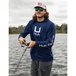 Huk® Men's HydroCool Performance Full Sleeve Hoodie | https://www.bestnamebadges.com