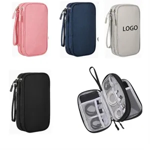 Electronic Organizer Travel USB Cable Accessories Bag