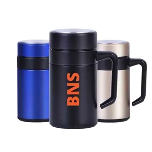 Big Capacity Stainless Insulated Mug with Handle&Tea Infuser