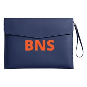 A4 Soft Leather Document Bag & Briefcase for Professionals