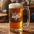 Columbus Beer Stein - Deep Etch | https://www.bestnamebadges.com
