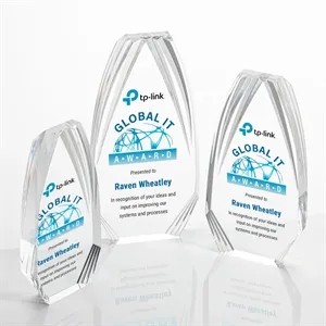 Lantana VividPrint™ Award - Clear | https://www.bestnamebadges.com