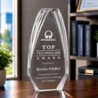 Lantana Award - Clear | https://www.bestnamebadges.com