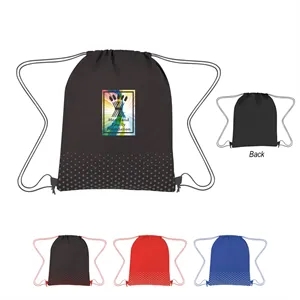 Connect The Dots Non-Woven Drawstring Bag | https://www.bestnamebadges.com