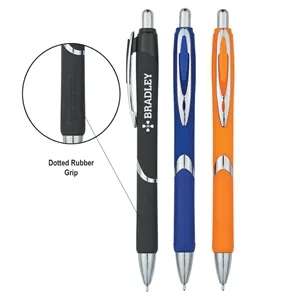 Dotted Grip Sleek Write Pen | https://www.bestnamebadges.com