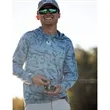Huk® Men's Performance Sun Hoodie with Custom Logo | https://www.bestnamebadges.com
