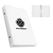 Frosted Recycled Refillable Notebook | https://www.bestnamebadges.com