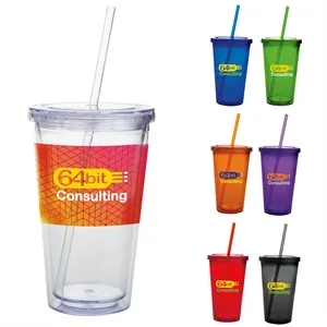 Good Value™ Double Wall Acrylic Tumbler - 18 oz. | https://www.bestnamebadges.com