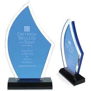 JAFFA® Acrylic Sailboat Award | https://www.bestnamebadges.com