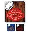 Good Value™ Bottle Opener Coaster | https://www.bestnamebadges.com