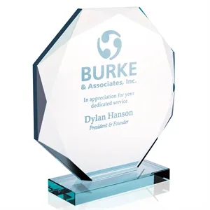 JAFFA® Jade Octagon Award - Small | https://www.bestnamebadges.com
