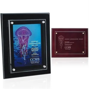 JAFFA® Floating Glass Plaque - 8