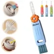 Three and a Cup Brush | https://www.bestnamebadges.com