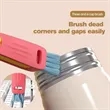 Three and a Cup Brush | https://www.bestnamebadges.com