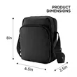 Durable 900D High-Density Polyester Vertical Shoulder Bag | https://www.bestnamebadges.com