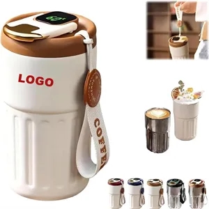 15OZ Stainless Steel Coffee Mug With Temperature Display