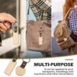 Leather Wooden Keychain Blanks Wood Rings Key Tags | https://www.bestnamebadges.com