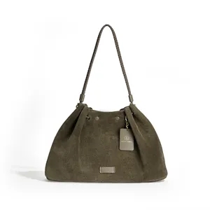 AEVUM TERRA™ Suede Drawstring Shoulder & Crossbody Bag