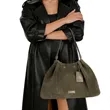 AEVUM TERRA™ Suede Drawstring Shoulder & Crossbody Bag | https://www.bestnamebadges.com