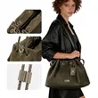 AEVUM TERRA™ Suede Drawstring Shoulder & Crossbody Bag | https://www.bestnamebadges.com