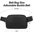 Unisex Mini Belt Bag with Adjustable Strap Small Fanny Pack | https://www.bestnamebadges.com