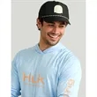 HUK® Unstructured Cap with Perforated Back and Custom Logo | https://www.bestnamebadges.com