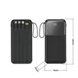 20000mAh Large Capacity Built-In Cable Power Bank | https://www.bestnamebadges.com