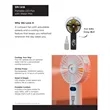 Rechargeable Portable LED Fan with Water Mist | https://www.bestnamebadges.com