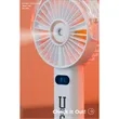 Rechargeable Portable LED Fan with Water Mist | https://www.bestnamebadges.com