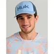 HUK® Trucker Hat with Sweat Control and Custom Logo | https://www.bestnamebadges.com