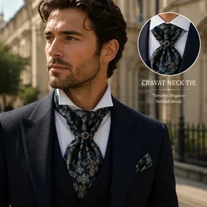 Cravat Polyester Silk Sublimation Neck Tie