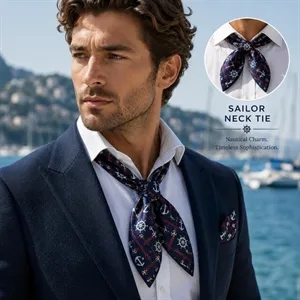 Sailor Polyester Silk Sublimation Neck Tie