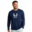 Huk® Men's HydroCool Performance Full Sleeve Shirt | https://www.bestnamebadges.com