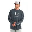Huk® Men's HydroCool Performance Full Sleeve Shirt | https://www.bestnamebadges.com