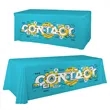 6'/8' Convertible Full Color Dye Sublimated Table Throw | https://www.bestnamebadges.com