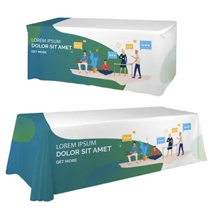 6'/8' Convertible Full Color Dye Sublimated Table Throw