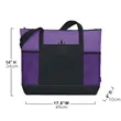 Large Capacity Oxford Tote Bag With Front Pocket | https://www.bestnamebadges.com
