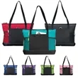 Large Capacity Oxford Tote Bag With Front Pocket | https://www.bestnamebadges.com