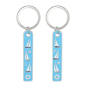 Double Sided Die Cast Zinc Alloy Soft Enamel Keychain