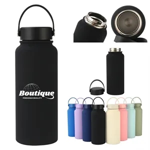 Stainless Steel Insulated Bottle With Carry Handle