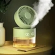 USB Mini Cooling Mist Desk Fan With Foldable Head | https://www.bestnamebadges.com