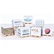 Custom Branded Sticky Note Cubes On Pallets | https://www.bestnamebadges.com