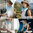 Portable Bladeless Neck Fan | https://www.bestnamebadges.com