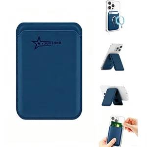 Magnetic PU Leather Card Holder Wallet