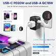 Universal International Travel Adapter With USB Charging | https://www.bestnamebadges.com