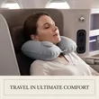 Automatic Air Inflatable Travel Neck Pillow | https://www.bestnamebadges.com