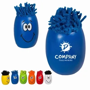 Custom Smiling Stress Ball Screen Cleaner Fun Office Toy