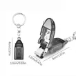 Portable Folding Travel Keychain Finger Nail Clipper | https://www.bestnamebadges.com